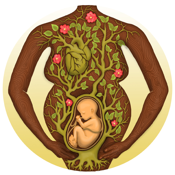 Herbal tea label - Pregnancy tea